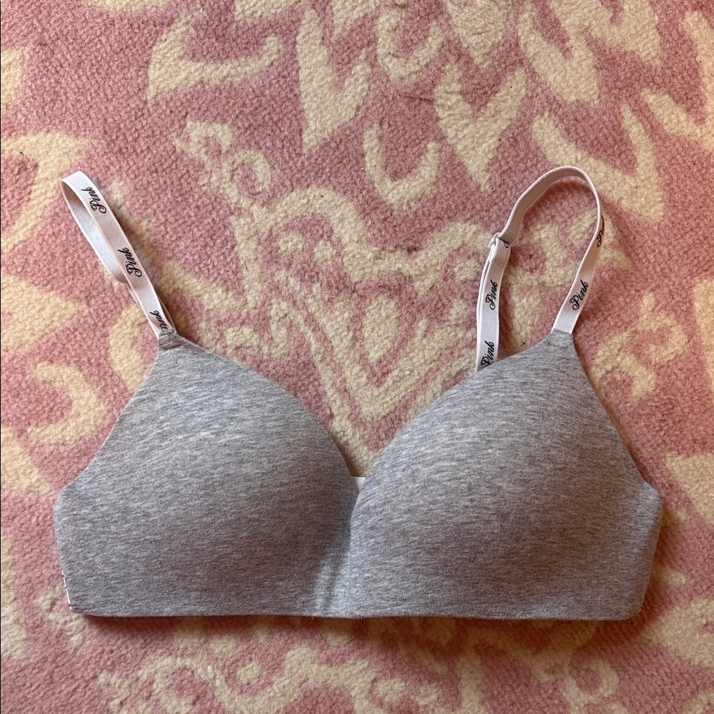 Pink Victoria’s Secret bra